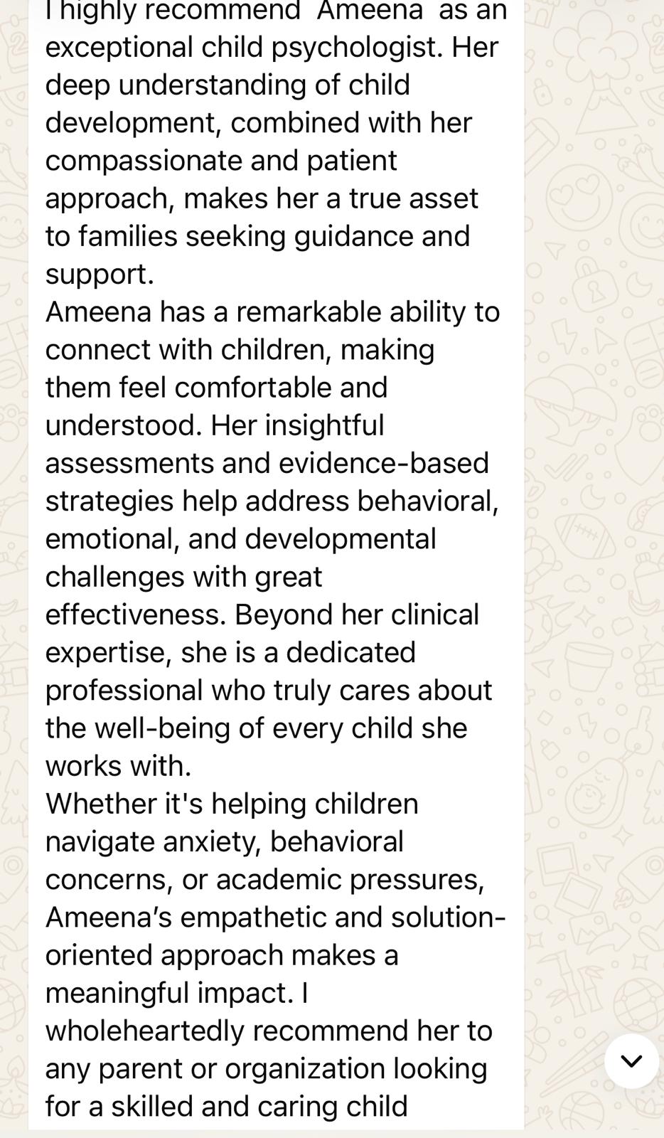 Parent review 6